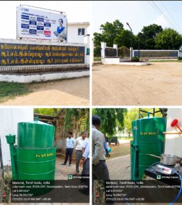 10Kg-Day NAAC Biogas Plant BG Subbulakshmi Lakshmipathi College of Science Madurai