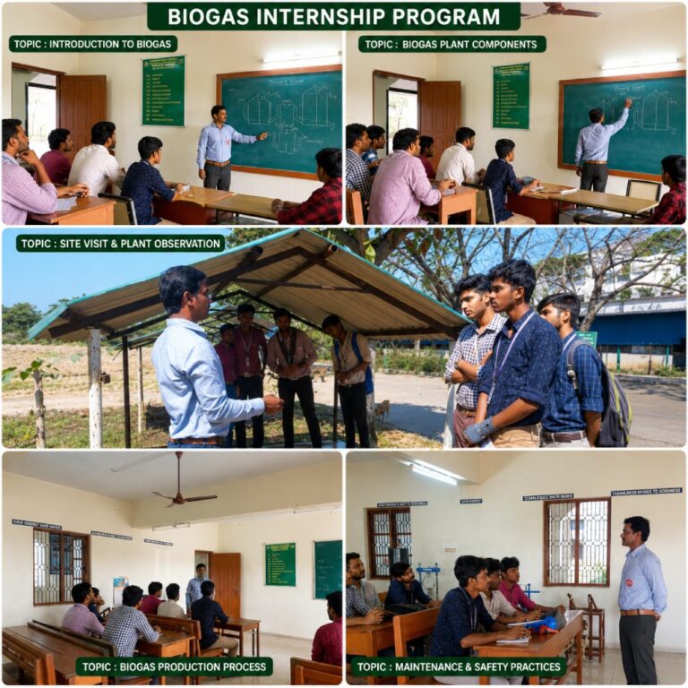 Biogas Plant Internship Program