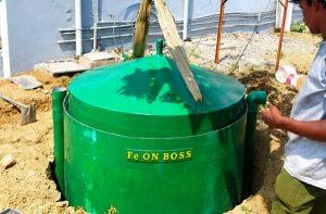 40-50 KG Food Waste Biogas Plant Galley Slider